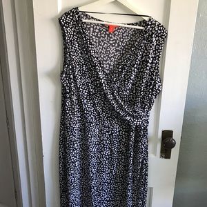 2/$15 -Joe Fresh Sleeveless Faux Wrap Dress